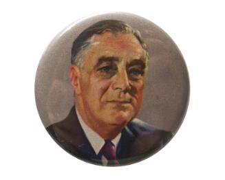 Roosevelt Campaign Button, 1940