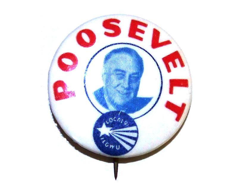 Roosevelt Campaign Button, 1940