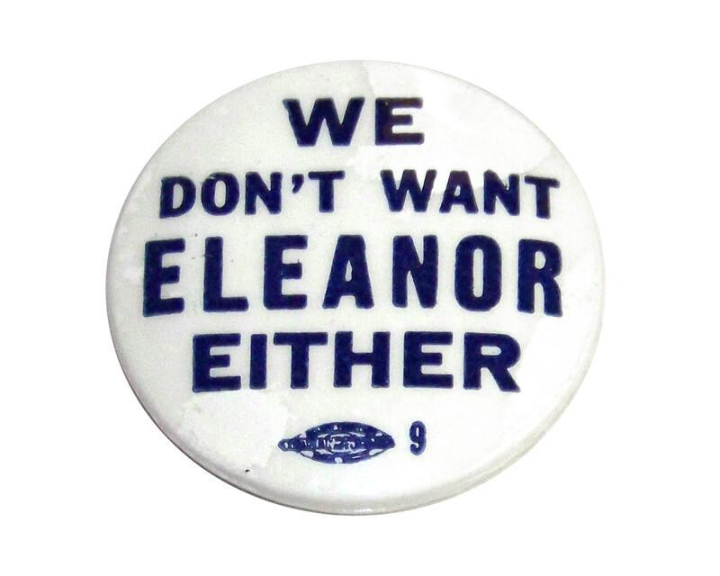 Anti-Roosevelt Campaign Button, 1940