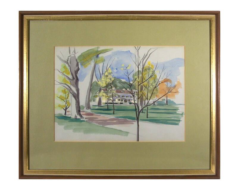 Study for Hyde Park Post Office Mural