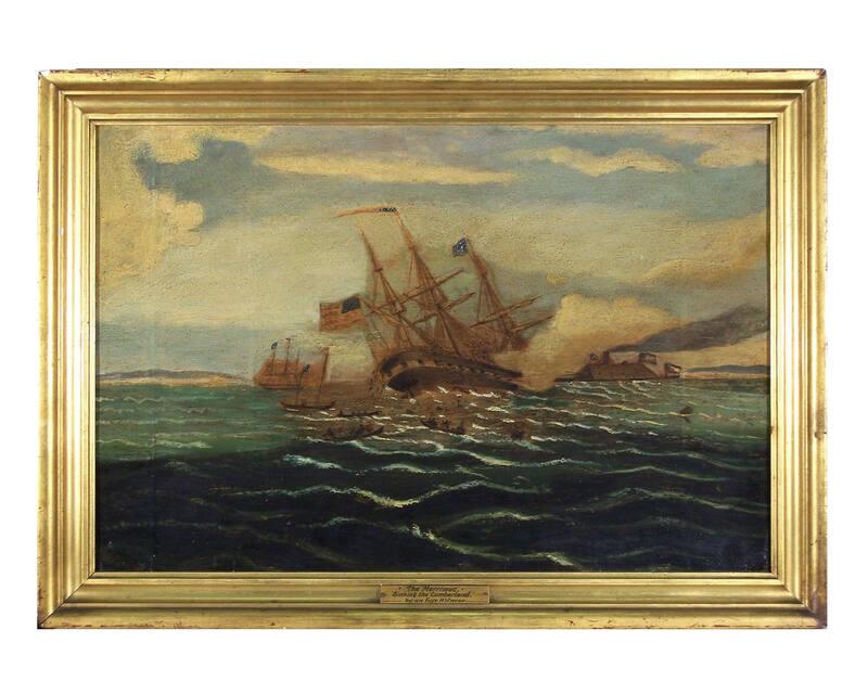The Merrimac Sinking the Cumberland
