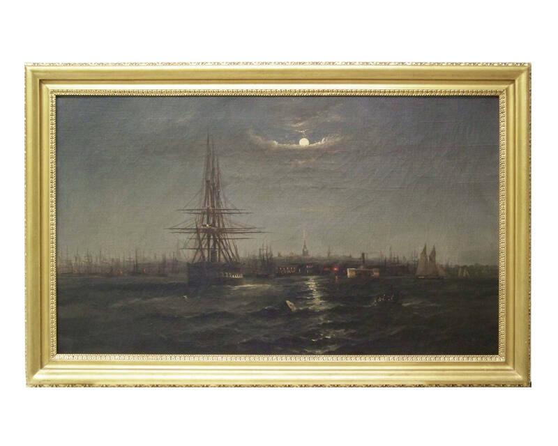 U.S. Frigate Anchored off Philadelphia