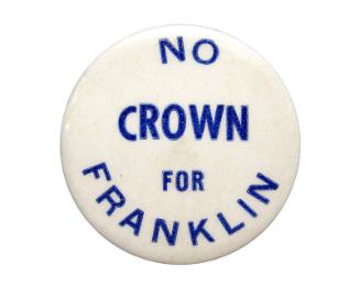 Anti-Roosevelt Campaign Button, 1940