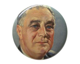 Roosevelt Campaign Button, 1944