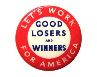 Let's Work for America Button