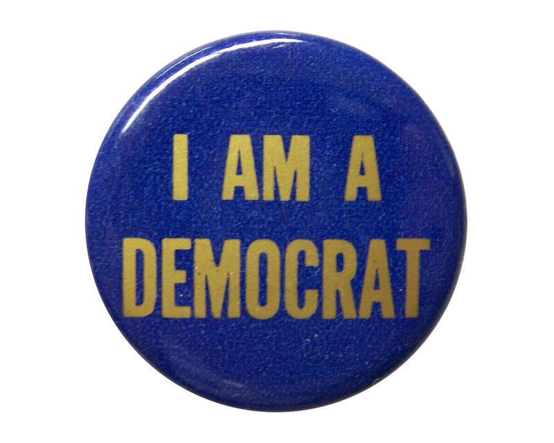 I Am a Democrat Button – All Artifacts – Franklin D. Roosevelt ...