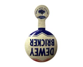 Dewey and Bricker Campaign Lapel Tab, 1944
