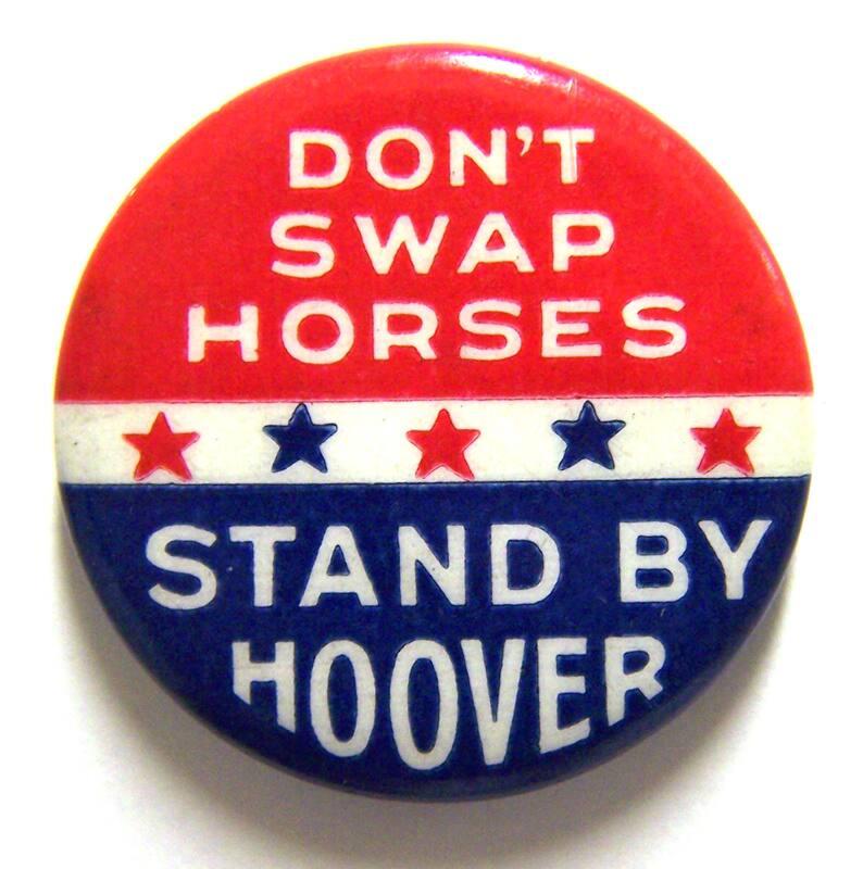 R Red White Blue Stars Button Pin President Franklin Delano Roosevelt FDR F D 