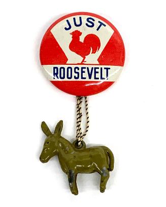 Roosevelt Campaign Button, 1940