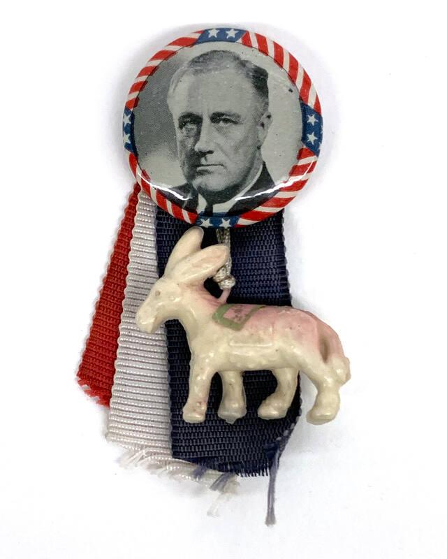 Roosevelt Campaign Button, 1940