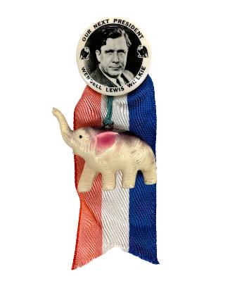Willkie Campaign Button, 1940