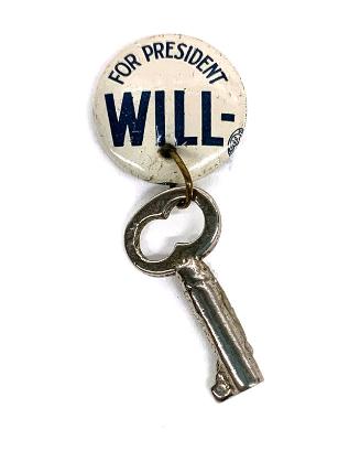 Willkie Campaign Button, 1940