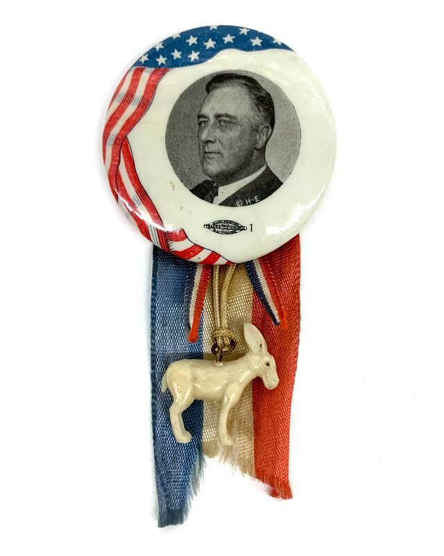 Roosevelt Campaign Button, 1940