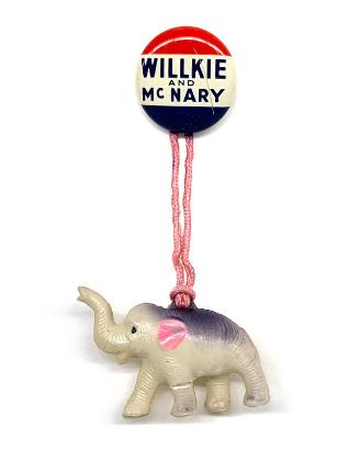 Willkie and McNary Campaign Button, 1940