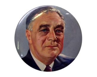 Roosevelt Campaign Button, ca. 1944