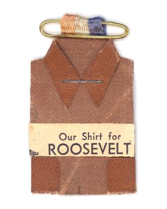 Roosevelt Campaign Pin, ca. 1944
