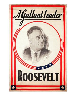 Roosevelt Campaign Banner, 1936