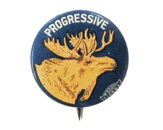 Progressive Party Campaign Button, 1912
