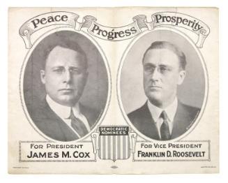 Cox and Roosevelt Campaign Poster, 1920