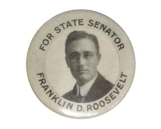 New York State Senate Campaign Button, 1912