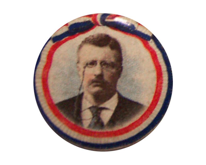 Theodore Roosevelt Campaign Button, 1904