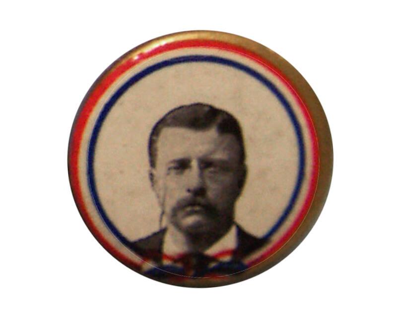 Theodore Roosevelt Campaign Button, 1904