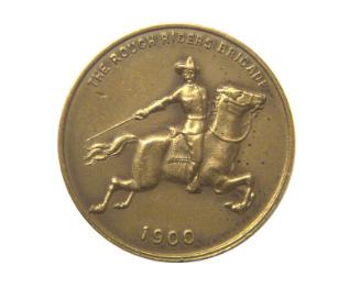 Theodore Roosevelt Campaign Lapel Stud, 1900