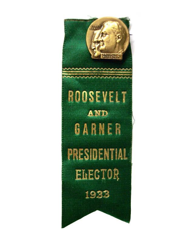 Inaugural Presidential Elector Badge, 1933