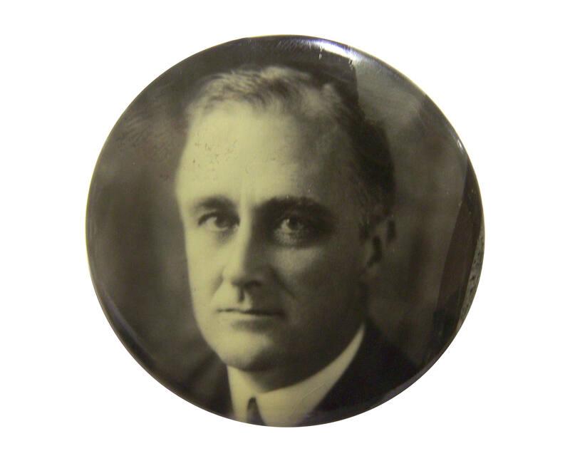 Roosevelt Campaign Button, 1928