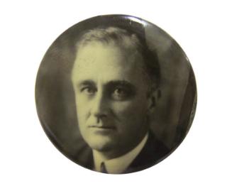 Roosevelt Campaign Button, 1928