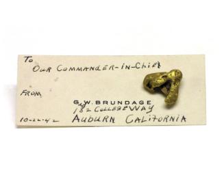 Gold Nugget Pin