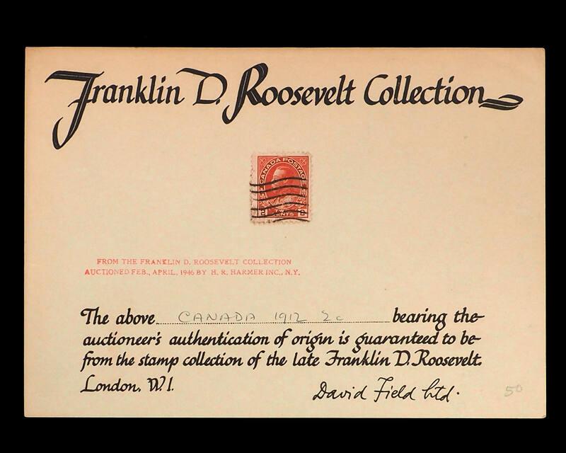 Stamp from Franklin Roosevelt's Collection