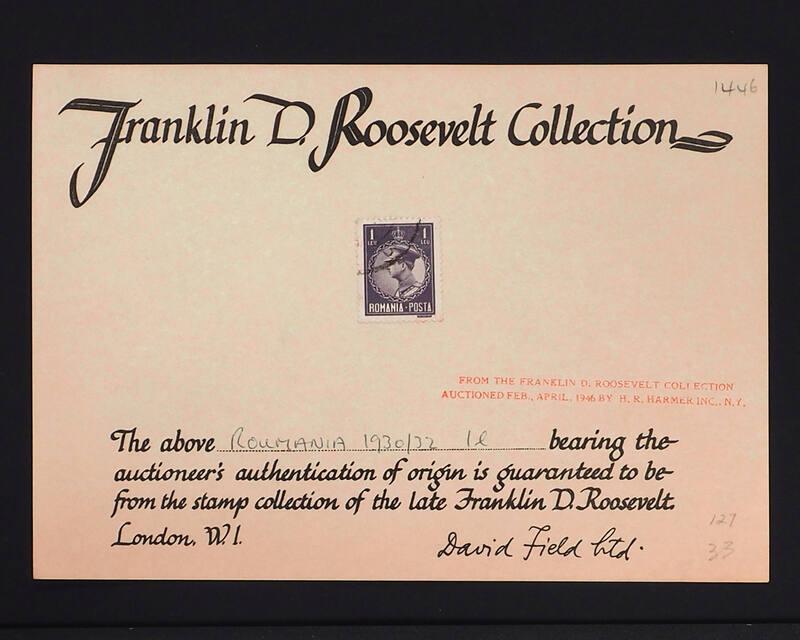 Stamp from Franklin Roosevelt's Collection
