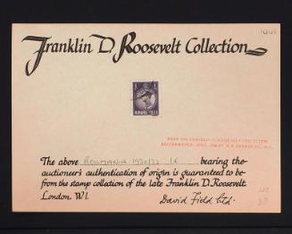 Image courtesy of the Franklin D. Roosevelt Presidential Library and Museum.