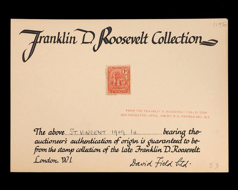 Stamp from Franklin Roosevelt's Collection