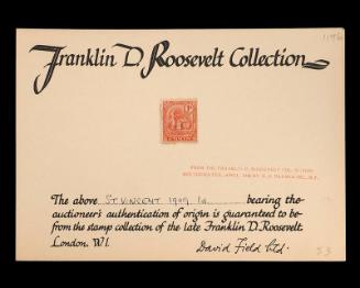 Stamp from Franklin Roosevelt's Collection
