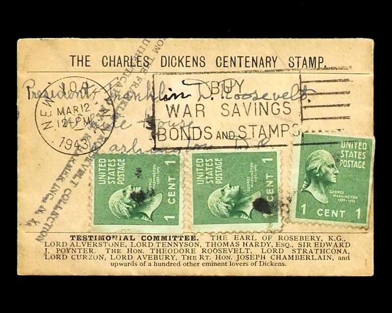 Charles Dickens Centenary Stamp Cover
