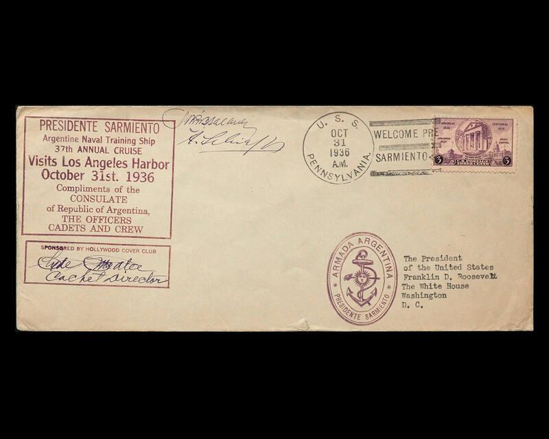 Argentine Naval Training Ship 1936 Annual Cruise U.S. Commemorative Cover
