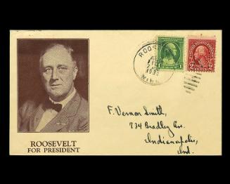 Roosevelt Campaign Stamp Cover, 1932