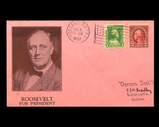 Roosevelt Campaign Stamp Cover, 1932