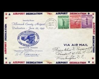 Tillamook County Airport Dedication U.S. Commemorative Cover
