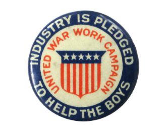 United War Work Campaign Button
