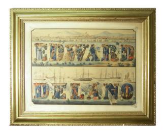 Edward Delano Letras Y Figuras Painting