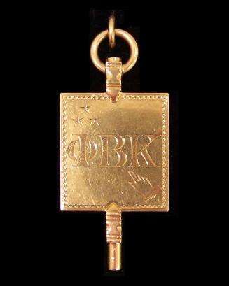 Phi Beta Kappa Key Worn by Franklin Roosevelt