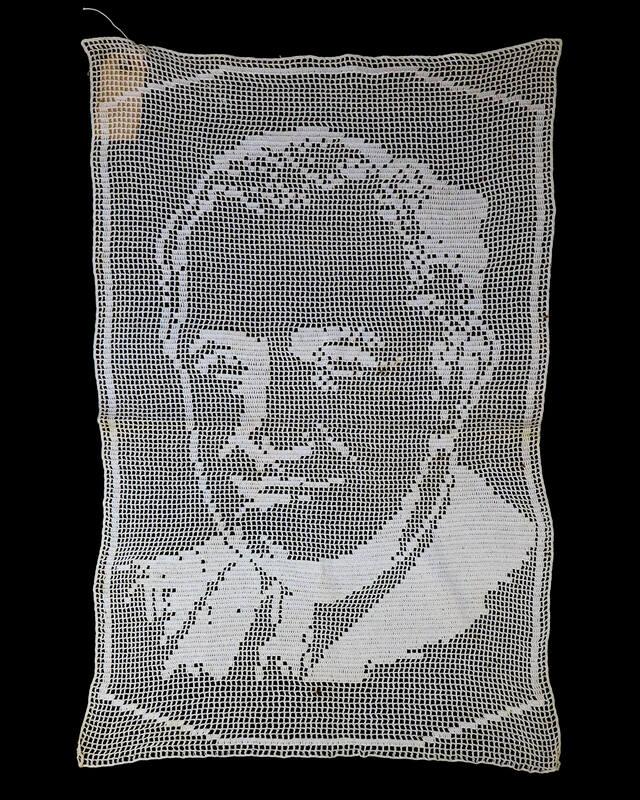 Needlework Portrait of Franklin D. Roosevelt