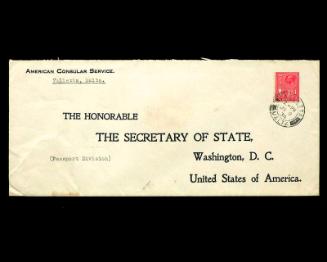American Consular Service Stamp Cover