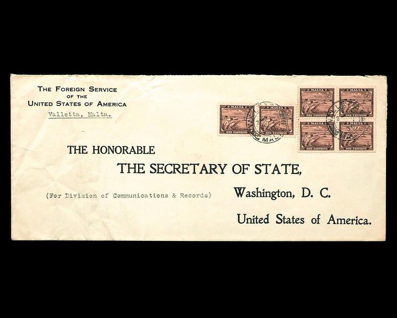 U.S. Foreign Service Stamp Cover