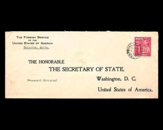 U.S. Foreign Service Stamp Cover