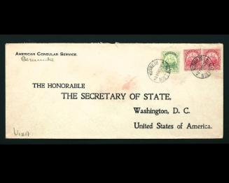 American Consular Service Stamp Cover
