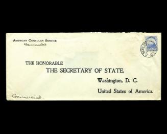 American Consular Service Stamp Cover
